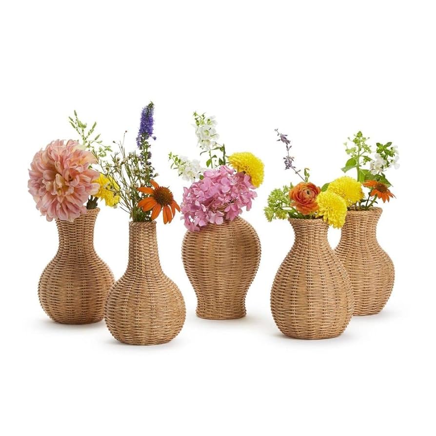 Amazon.com: Two's Company Natural Beauties Set of 5 Basket